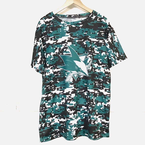 san jose sharks camo jersey